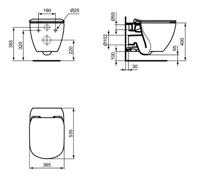 Ideal Standard - Tesi - WC - T3546V3 – 2. kép