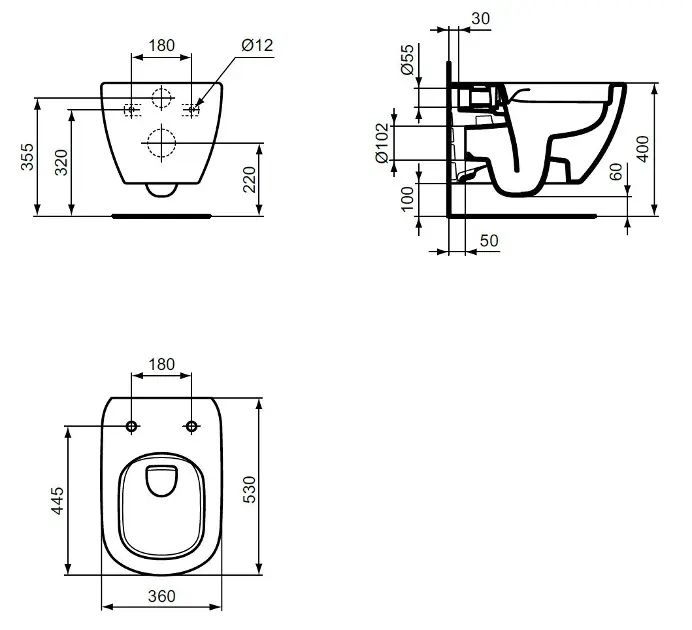 Ideal Standard - Tesi - WC - T4932MA – 2. kép