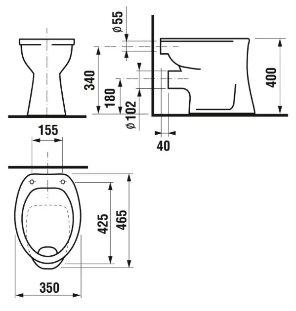 Jika - Dino - WC - H8220000000001 – 2. kép