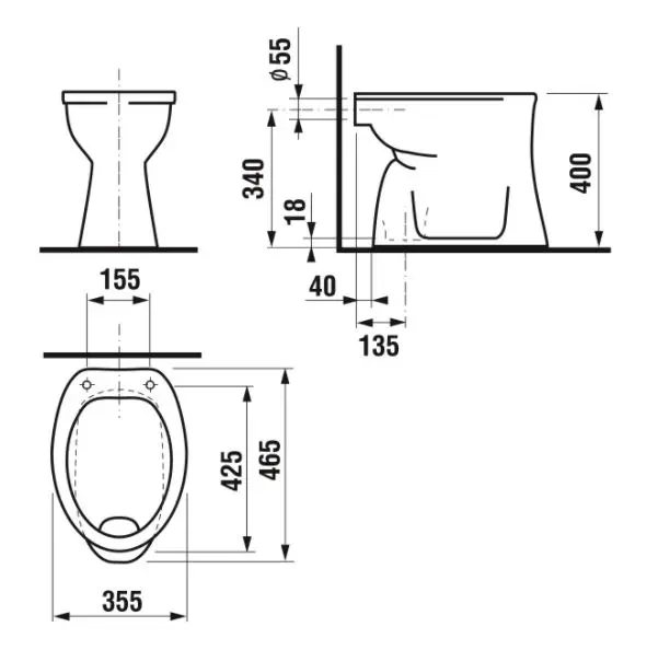 Jika - Dino - WC - H8220080000001 – 2. kép