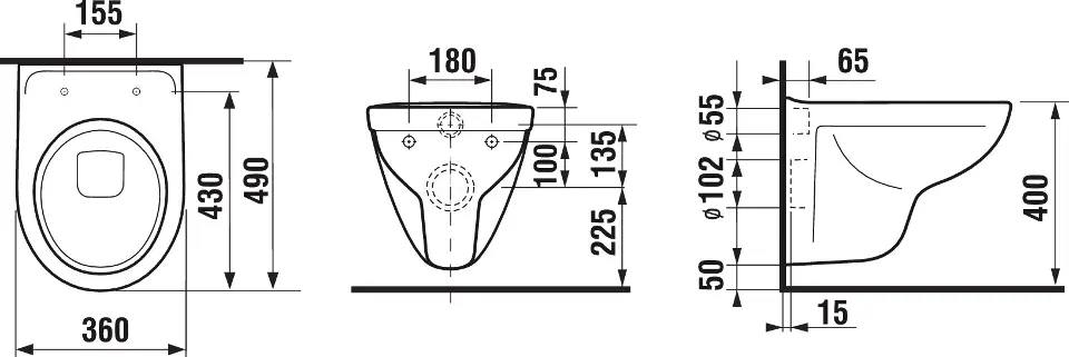 Jika - Lyra plus - WC - H8233820000001 – 2. kép