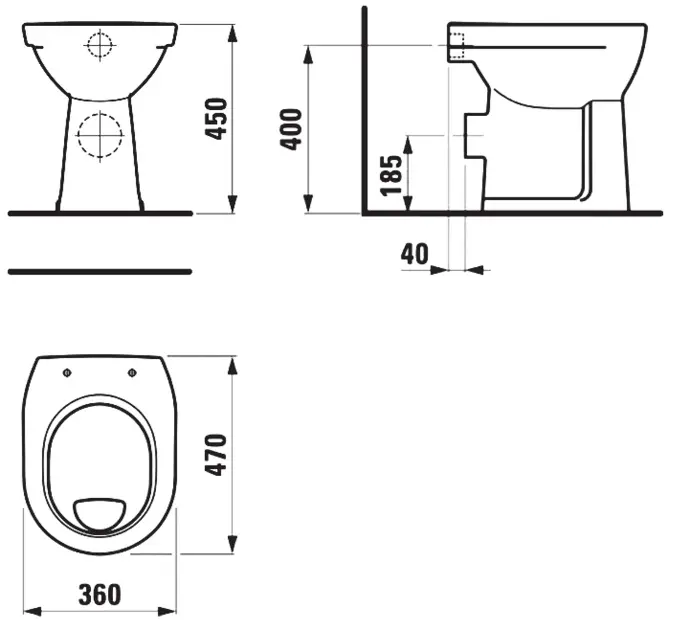 Jika - Lyra plus - WC - H8253860000001 – 2. kép