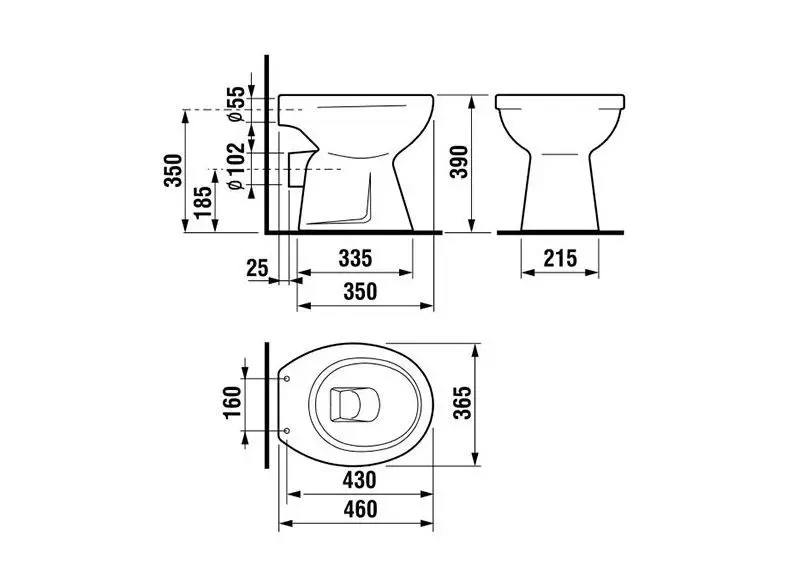 Jika - Zeta Plus - WC - H8227460000001 – 2. kép