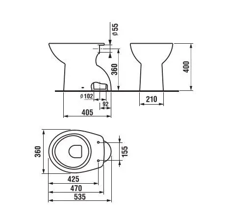 Jika - Zeta Plus - WC - H8227470000001 – 2. kép