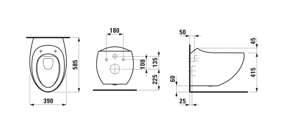 Laufen - Il Bagno Alessi - WC - H8209711880001 – 2. kép