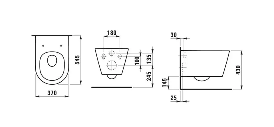 Laufen - Kartell - WC - H8213317160001 – 2. kép