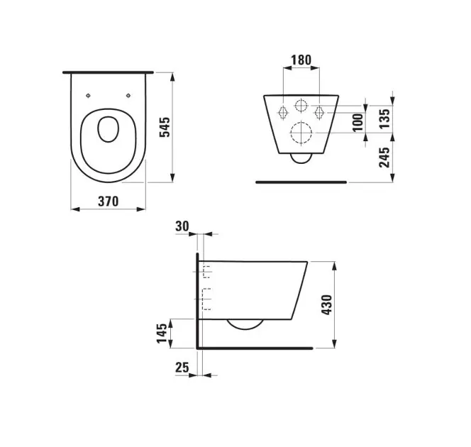 Laufen - Kartell - WC - H8213317570001 – 2. kép