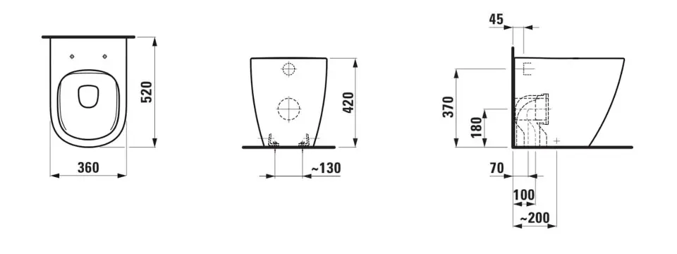 Laufen - Lua - WC - H8230810000001 – 2. kép
