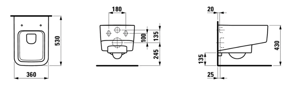Laufen - Pro S - WC - H8209620000001 – 2. kép