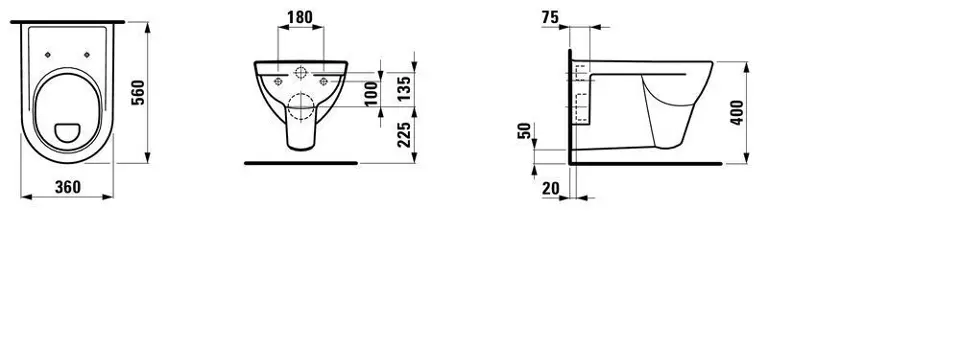 Laufen - Pro - WC - H8209510000001 – 2. kép