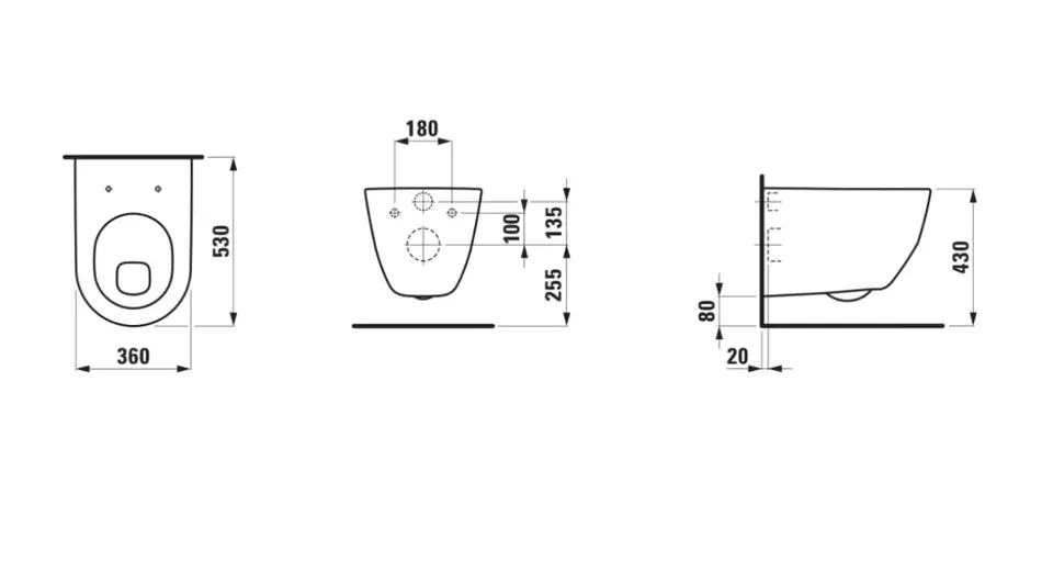 Laufen - Pro - WC - H8209590000001 – 2. kép