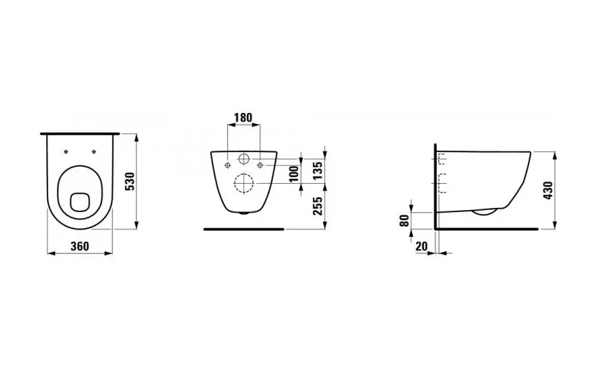 Laufen - Pro - WC - H8209594000001 – 2. kép