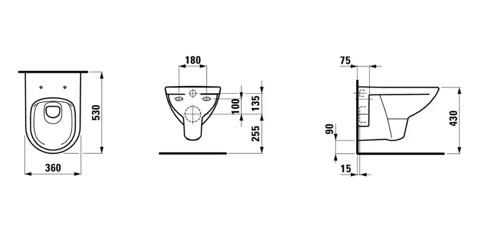Laufen - Pro - WC - H8209600000001 – 2. kép