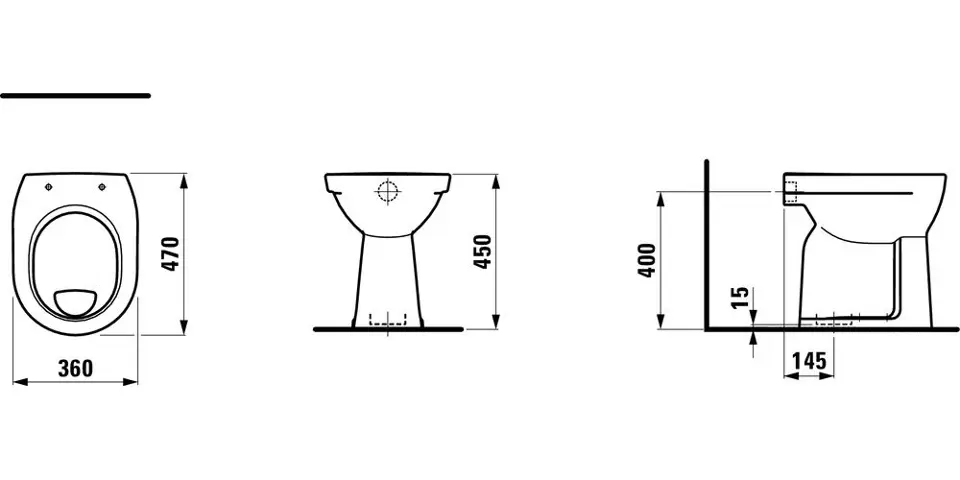 Laufen - Pro - WC - H8259570000001 – 2. kép