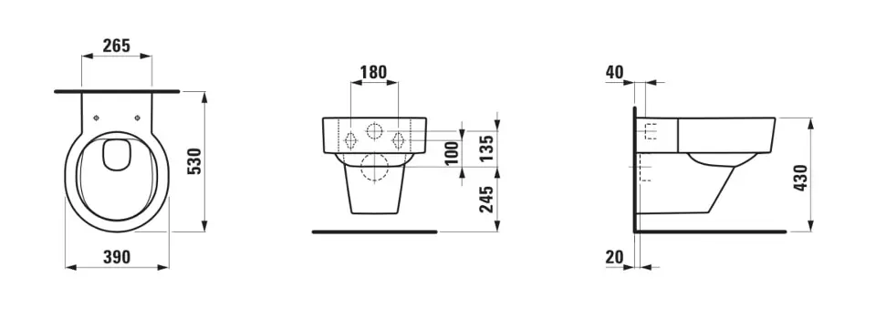 Laufen - VAL - WC - H8202810000001 – 2. kép