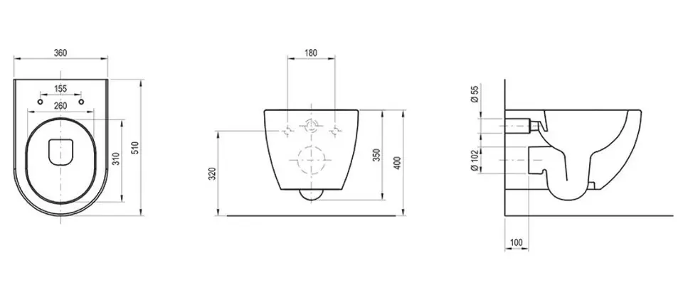 Ravak - Chrome - WC - X01794 – 2. kép