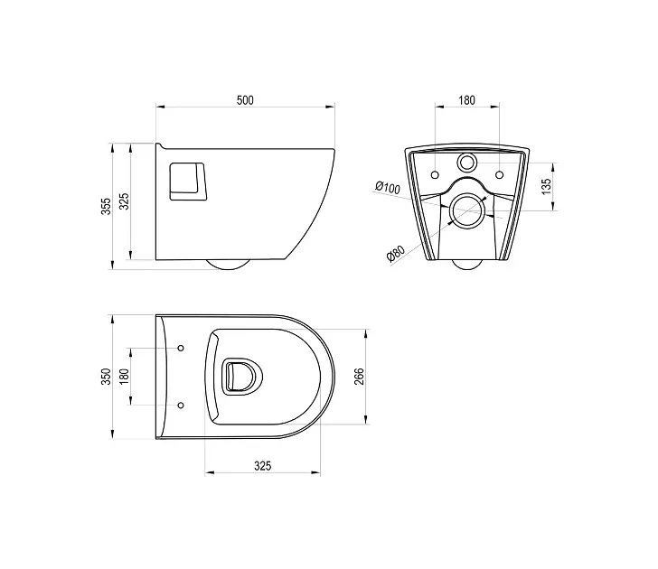 Ravak - Endo - WC - X01933 – 2. kép