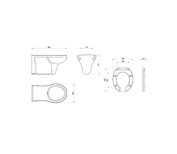 Ravak - Safe - WC - X01930 – 2. kép