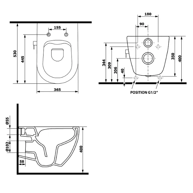 Sapho - Infinity - WC - 10NFS1005I – 2. kép