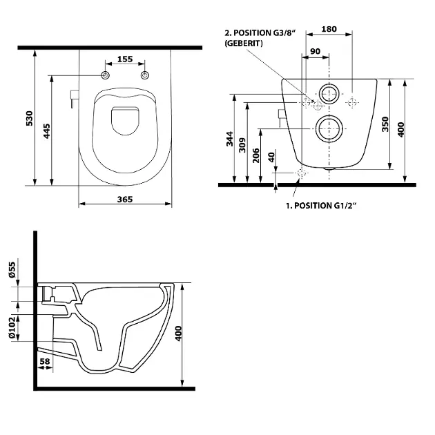 Sapho - Isvea - WC - 10NFS1001I – 2. kép