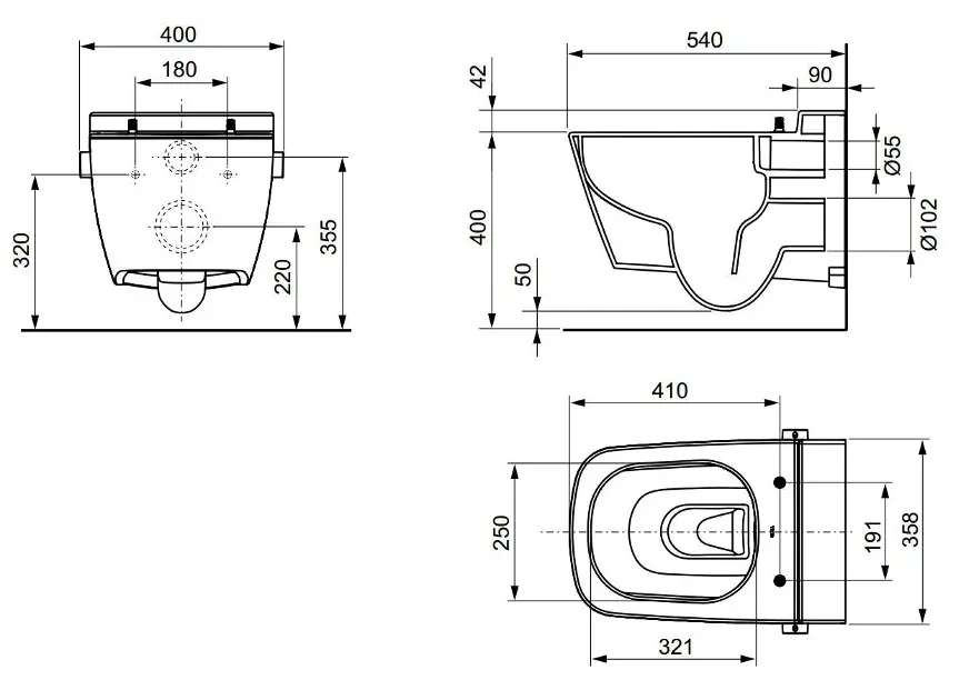Tece - TECEone - WC - 9700200 – 2. kép