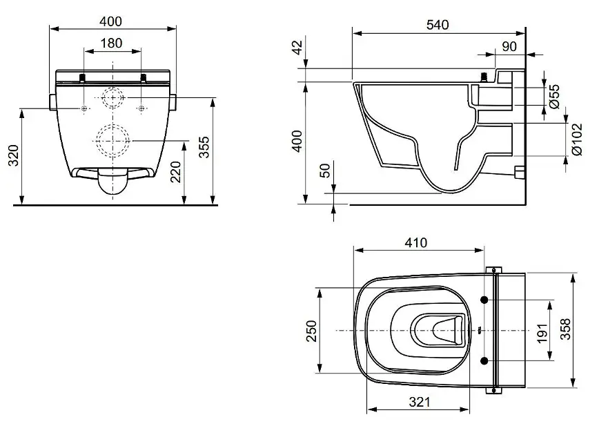 Tece - TECEone - WC - TECEONESET – 2. kép