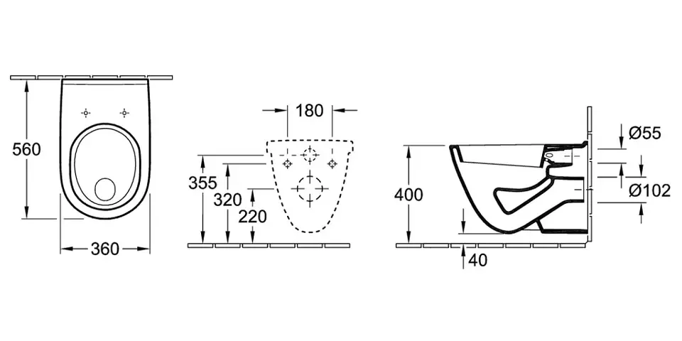 Villeroy & Boch - O.novo - WC - 56621001 – 2. kép