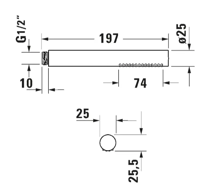 Duravit - Showers - Kézi zuhanyfej - UV0642001004 – 2. kép