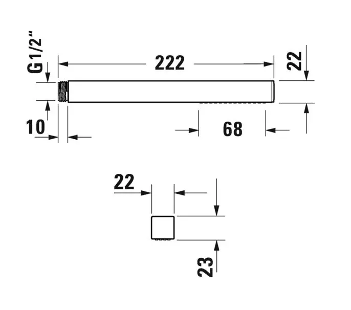 Duravit - Showers - Kézi zuhanyfej - UV0642002010 – 2. kép