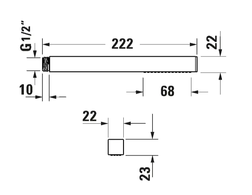 Duravit - Showers - Kézi zuhanyfej - UV0642002046 – 2. kép
