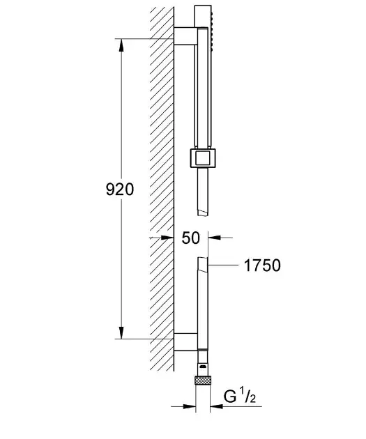 Grohe - Euphoria Cube - Kézi zuhanyfej - 27700000 – 2. kép