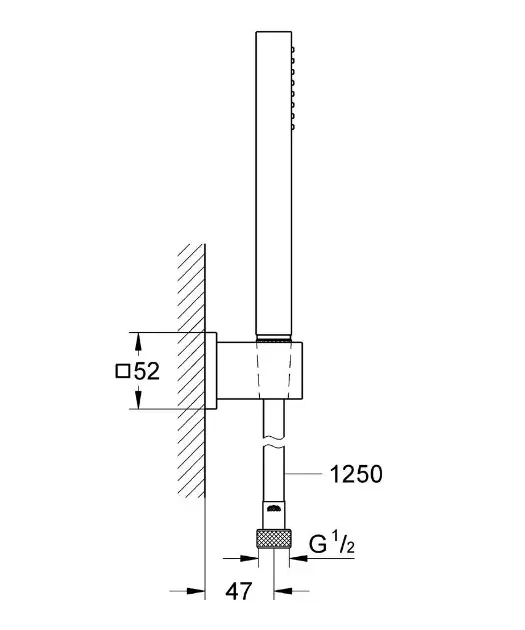 Grohe - Euphoria Cube - Kézi zuhanyfej - 27703000 – 2. kép