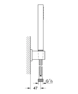 Grohe - Euphoria Cube - Kézi zuhanyfej - 27703000 – 3. kép