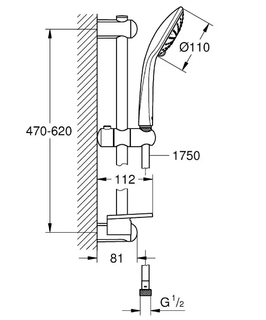 Grohe - Euphoria - Kézi zuhanyfej - 27230001 – 2. kép