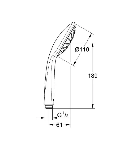 Grohe - Euphoria - Kézi zuhanyfej - 27265000 – 2. kép