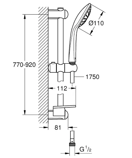 Grohe - Euphoria - Kézi zuhanyfej - 27267001 – 2. kép