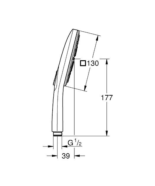 Grohe - Rainshower SmartActive Cube - Kézi zuhanyfej - 26582AL0 – 2. kép