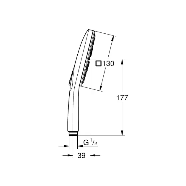 Grohe - Rainshower SmartActive Cube - Kézi zuhanyfej - 26582DC0 – 2. kép