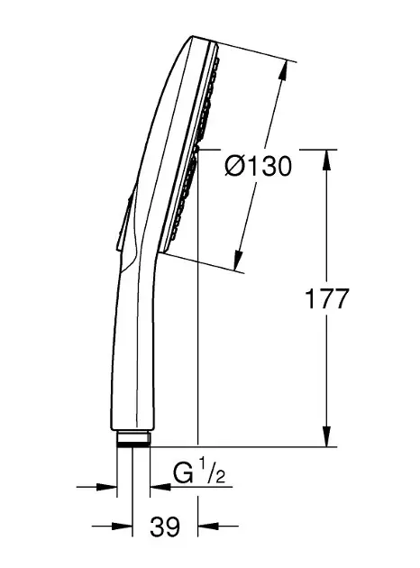 Grohe - Rainshower SmartActive - Kézi zuhanyfej - 26574AL0 – 2. kép