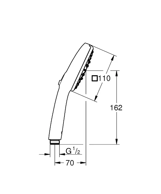 Grohe - Vitalio Comfort - Kézi zuhanyfej - 26092001 – 2. kép