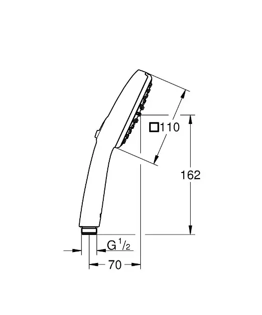 Grohe - Vitalio Comfort - Kézi zuhanyfej - 2639710E – 2. kép