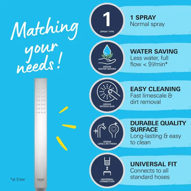 Grohe - Vitalio Joy - Kézi zuhanyfej - 26392000 – 4. kép