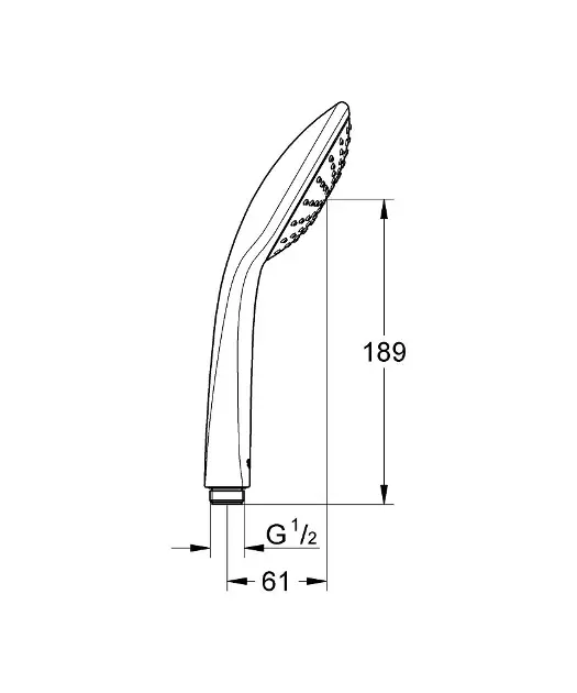 Grohe - Vitalio Joy - Kézi zuhanyfej - 27316000 – 2. kép