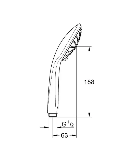 Grohe - Vitalio Joy - Kézi zuhanyfej - 27319000 – 2. kép