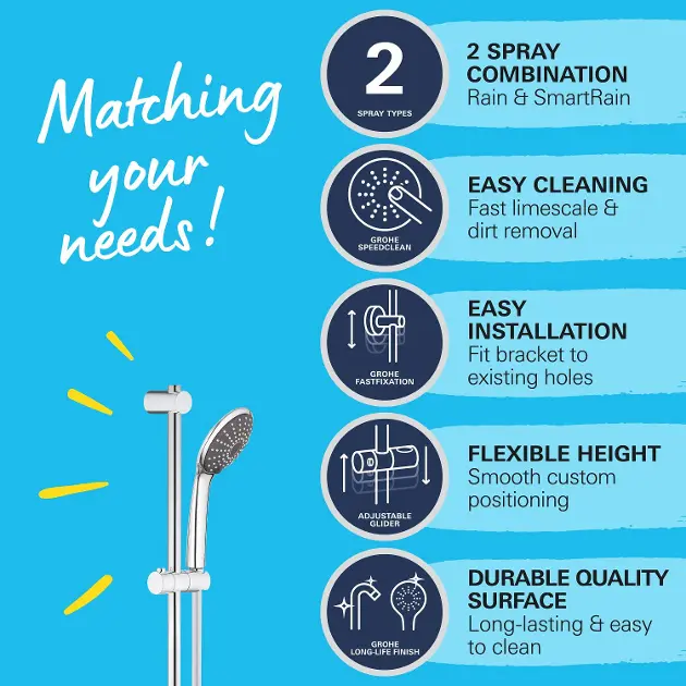 Grohe - Vitalio Joy - Kézi zuhanyfej - 27326000 – 6. kép