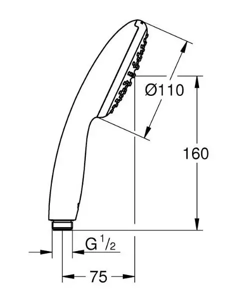 Grohe - Vitalio Start - Kézi zuhanyfej - 26946004 – 2. kép