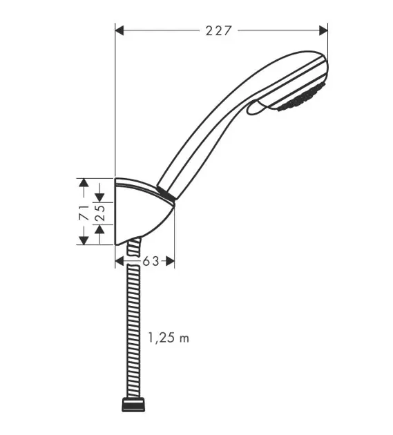 Hansgrohe - Crometta 85 - Kézi zuhanyfej - 27558000 – 2. kép