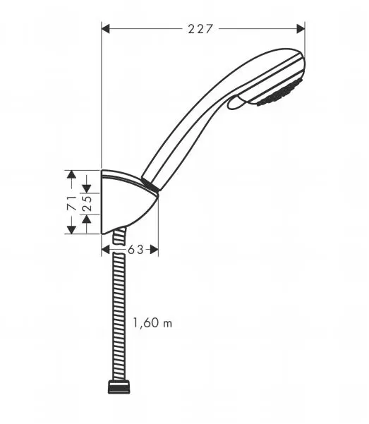 Hansgrohe - Crometta 85 - Kézi zuhanyfej - 27559000 – 2. kép