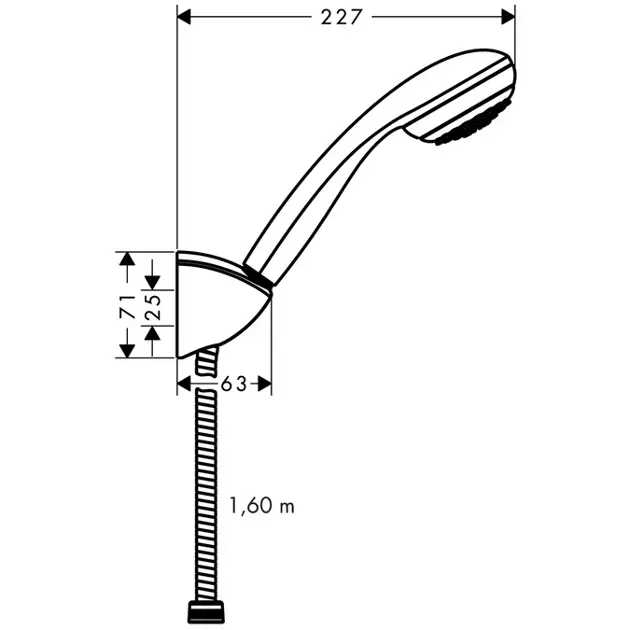 Hansgrohe - Crometta 85 - Kézi zuhanyfej - 27577000 – 2. kép
