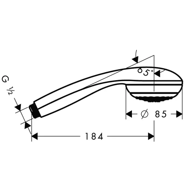Hansgrohe - Crometta 85 - Kézi zuhanyfej - 28585000 – 2. kép
